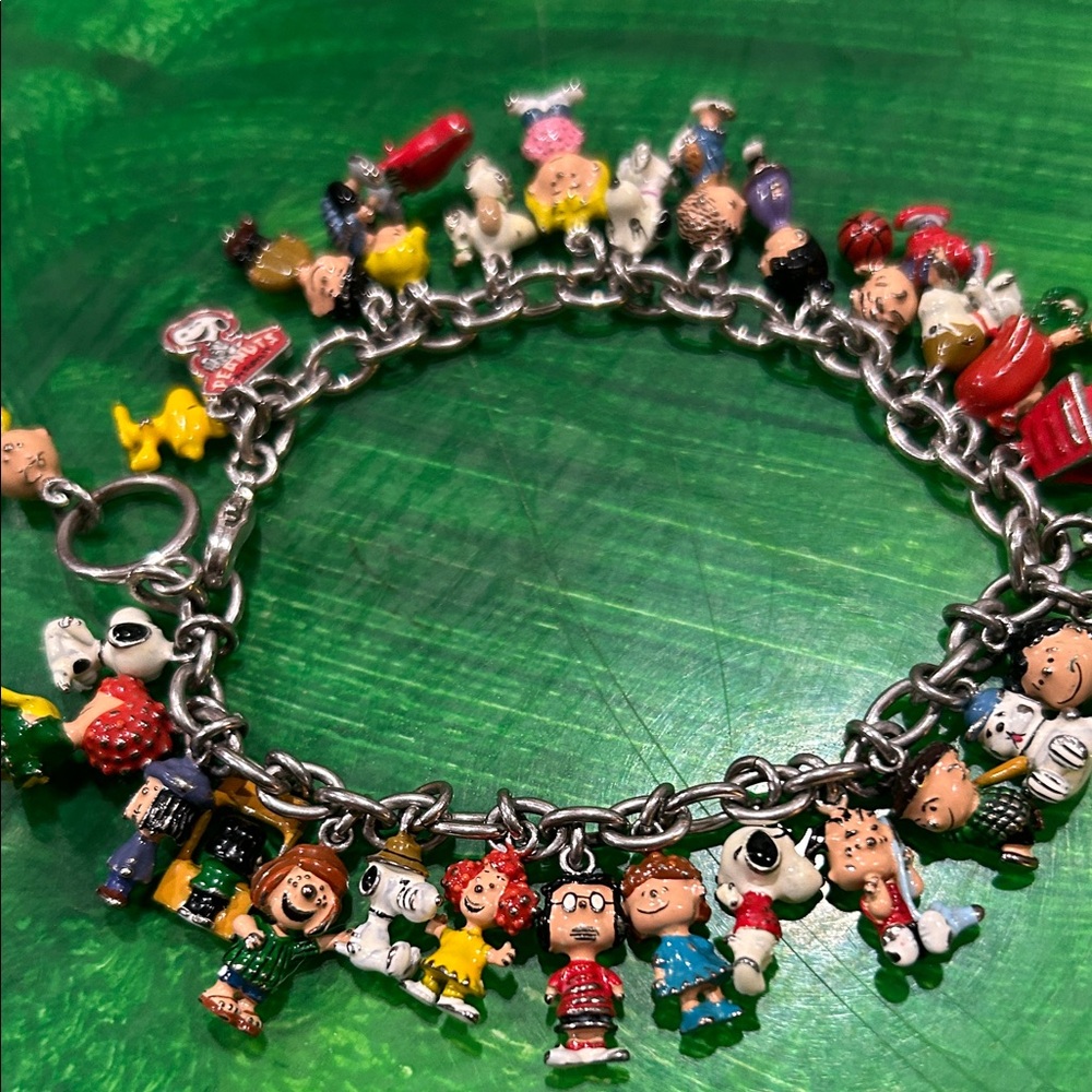Peanuts Colorful Character Charm Bracelet